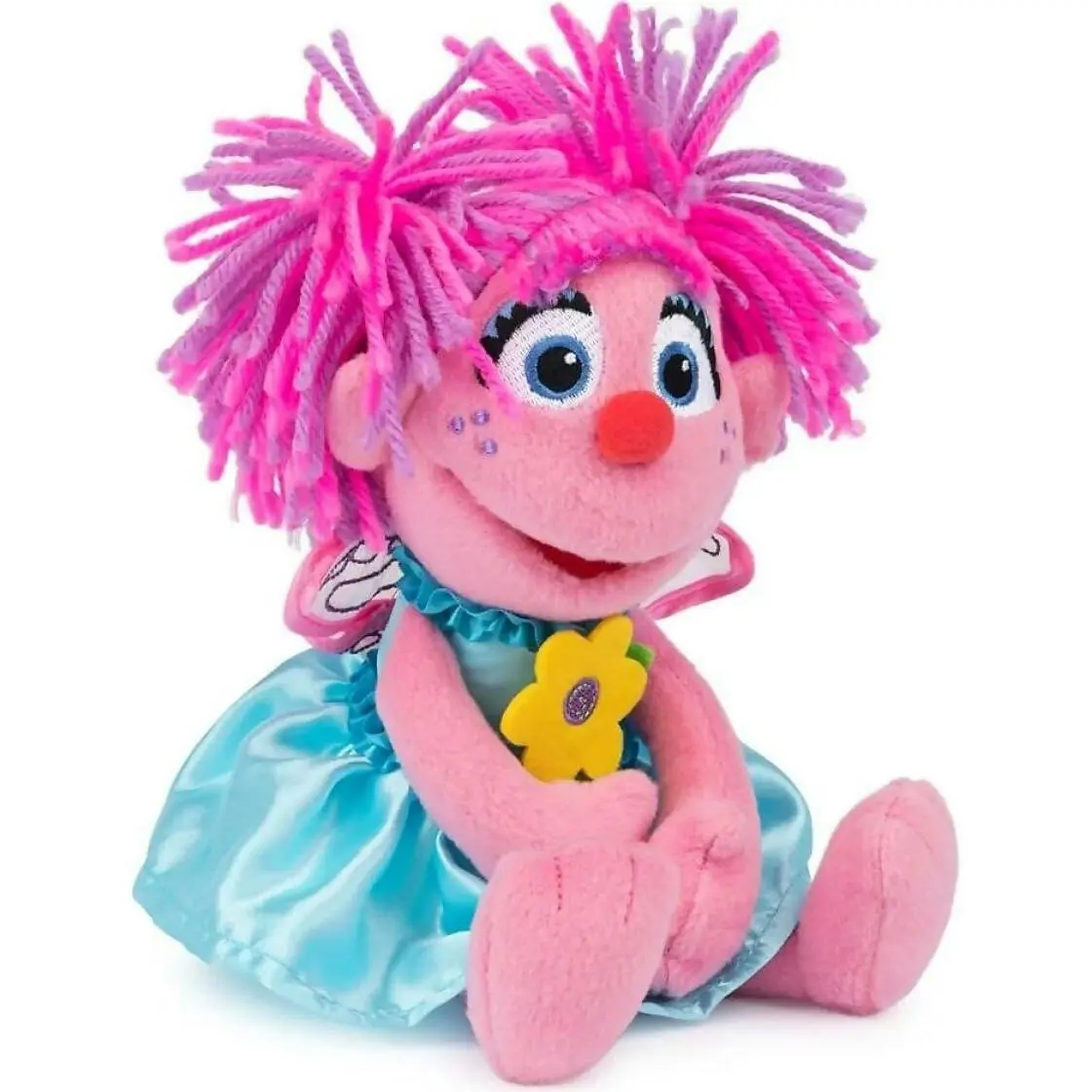 Sesame Street - Abby Cadabby Holding Flower Soft Toy 28cm - Jasnor