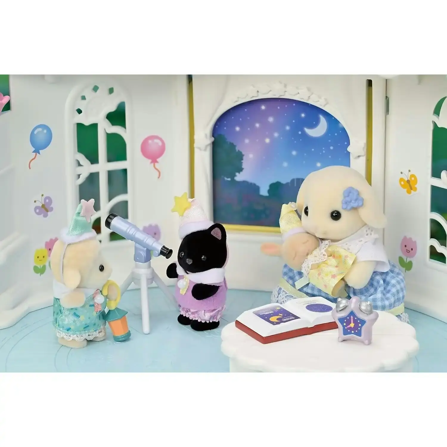 Sylvanian Families - Nursery Friends Sleepover Party Trio