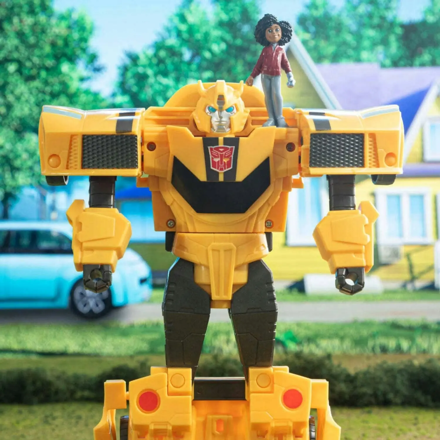 Transformers - Earthspark Spin Changer Bumblebee & Mo Malto- Hasbro