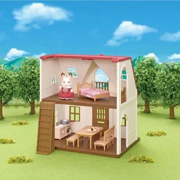 Sylvanian Families - New Red Roof Cosy Cottage Starter Home Animal Doll Playset