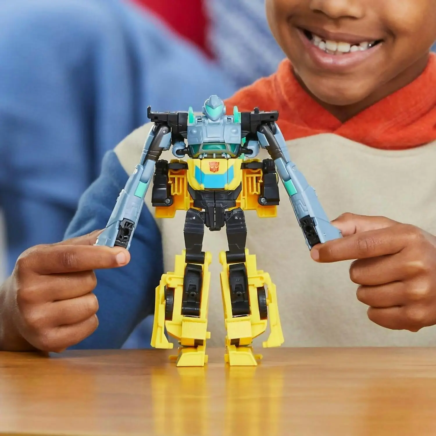 Transformers - Earthspark Cyber-combiner Bumblebee And Mo Malto Action Figures - Hasbro