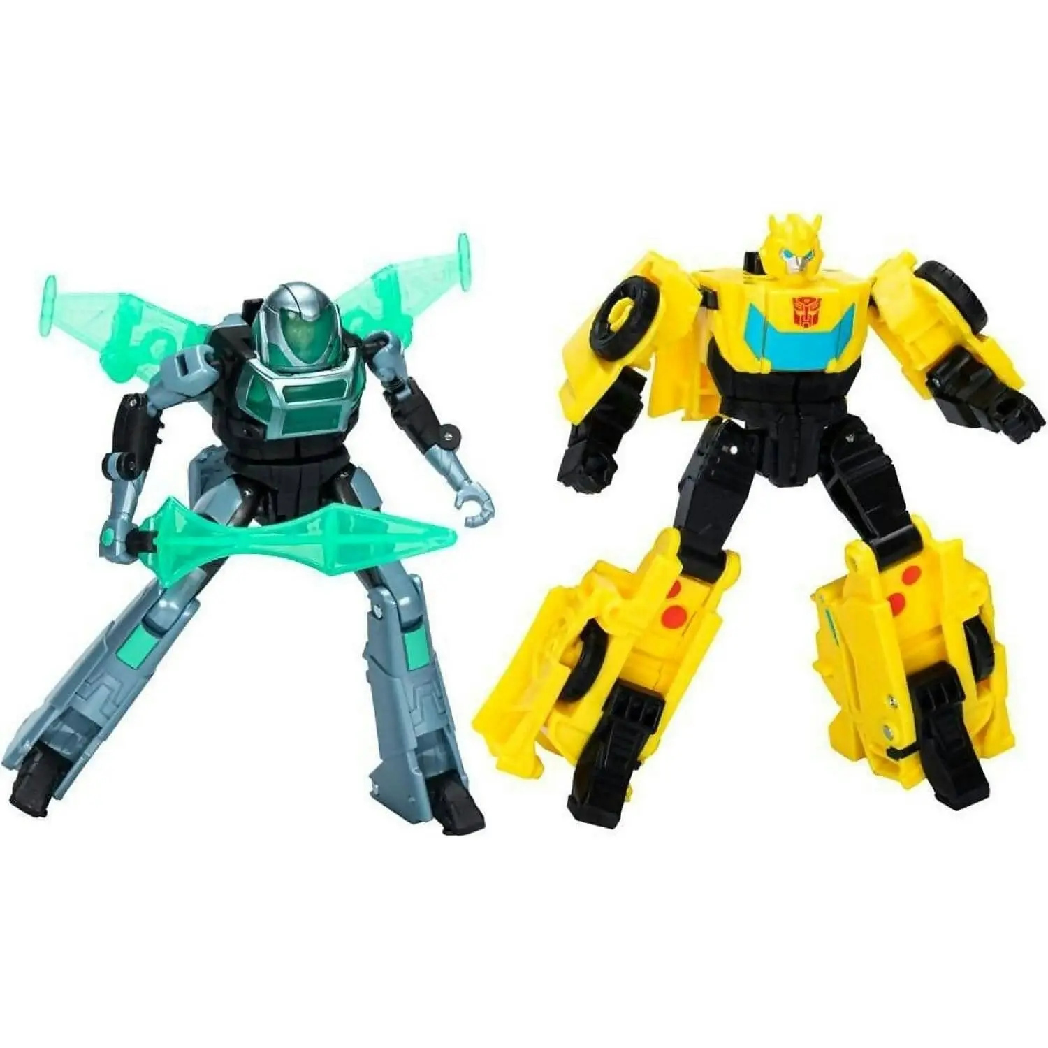 Transformers - Earthspark Cyber-combiner Bumblebee And Mo Malto Action Figures - Hasbro