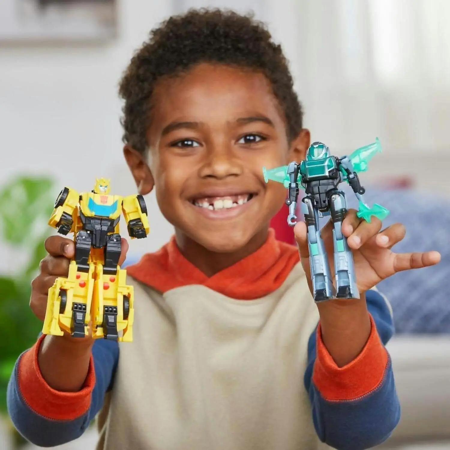 Transformers - Earthspark Cyber-combiner Bumblebee And Mo Malto Action Figures - Hasbro