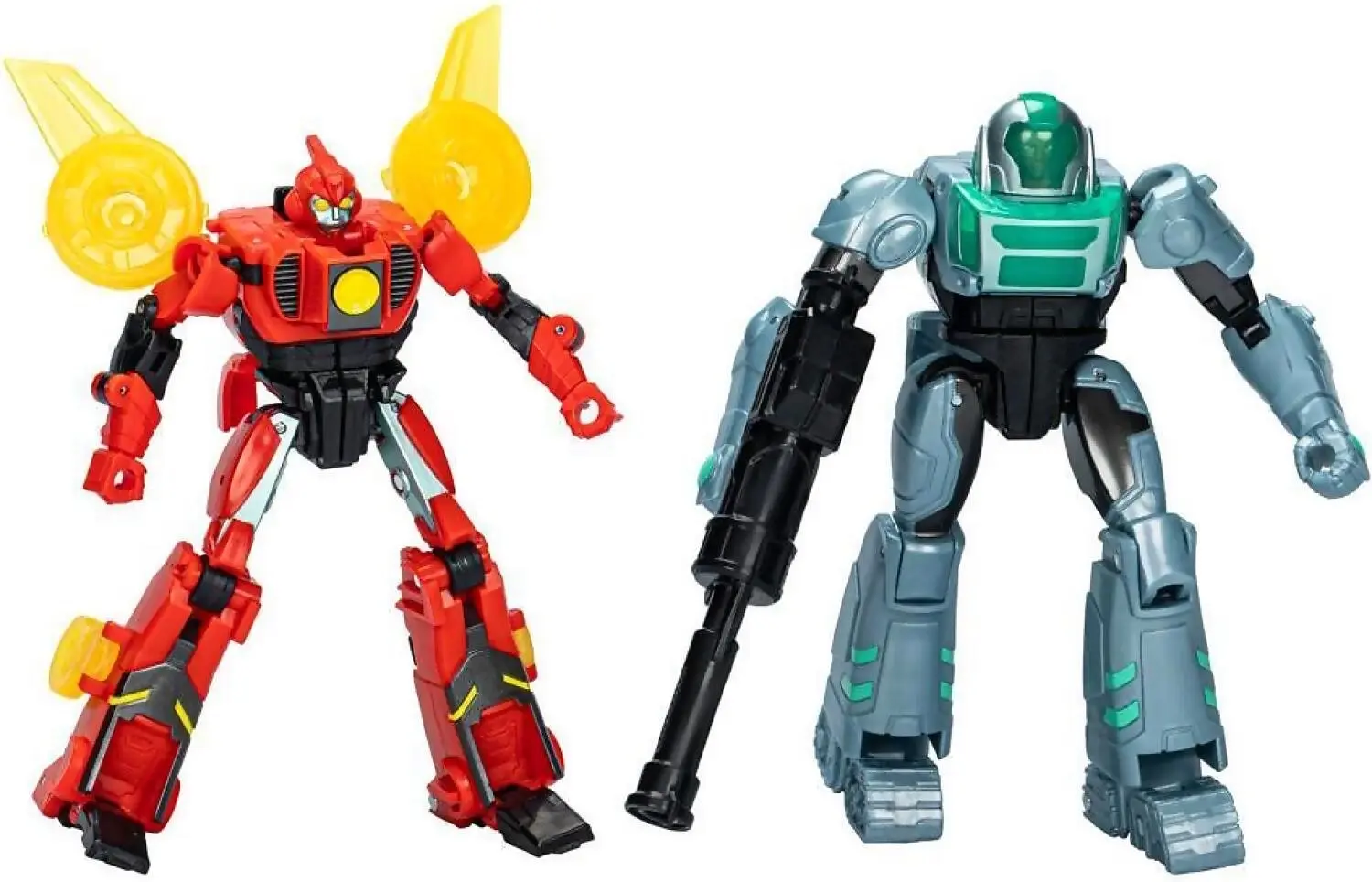 Transformers - Earthspark Cyber-combiner Terran Twitch And Robby Malto Action Figures - Hasbro