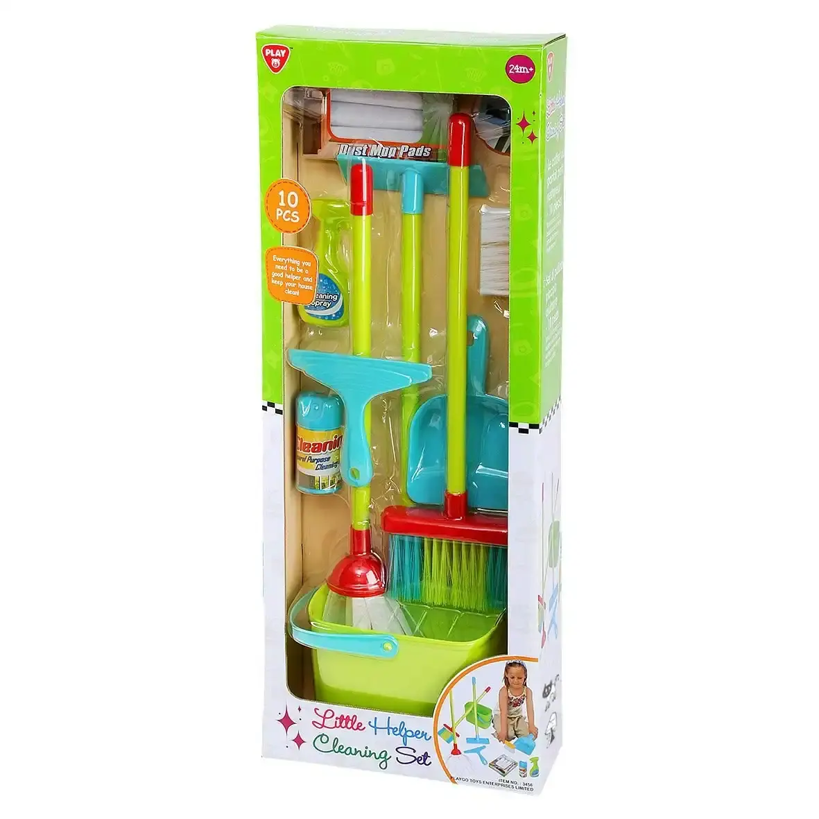 Little Helper Cleaning Set 10 Pieces  Playgo Toys Ent. Ltd