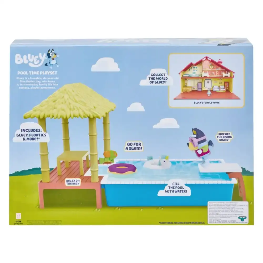 Bluey - Pool Time Fun Play Set