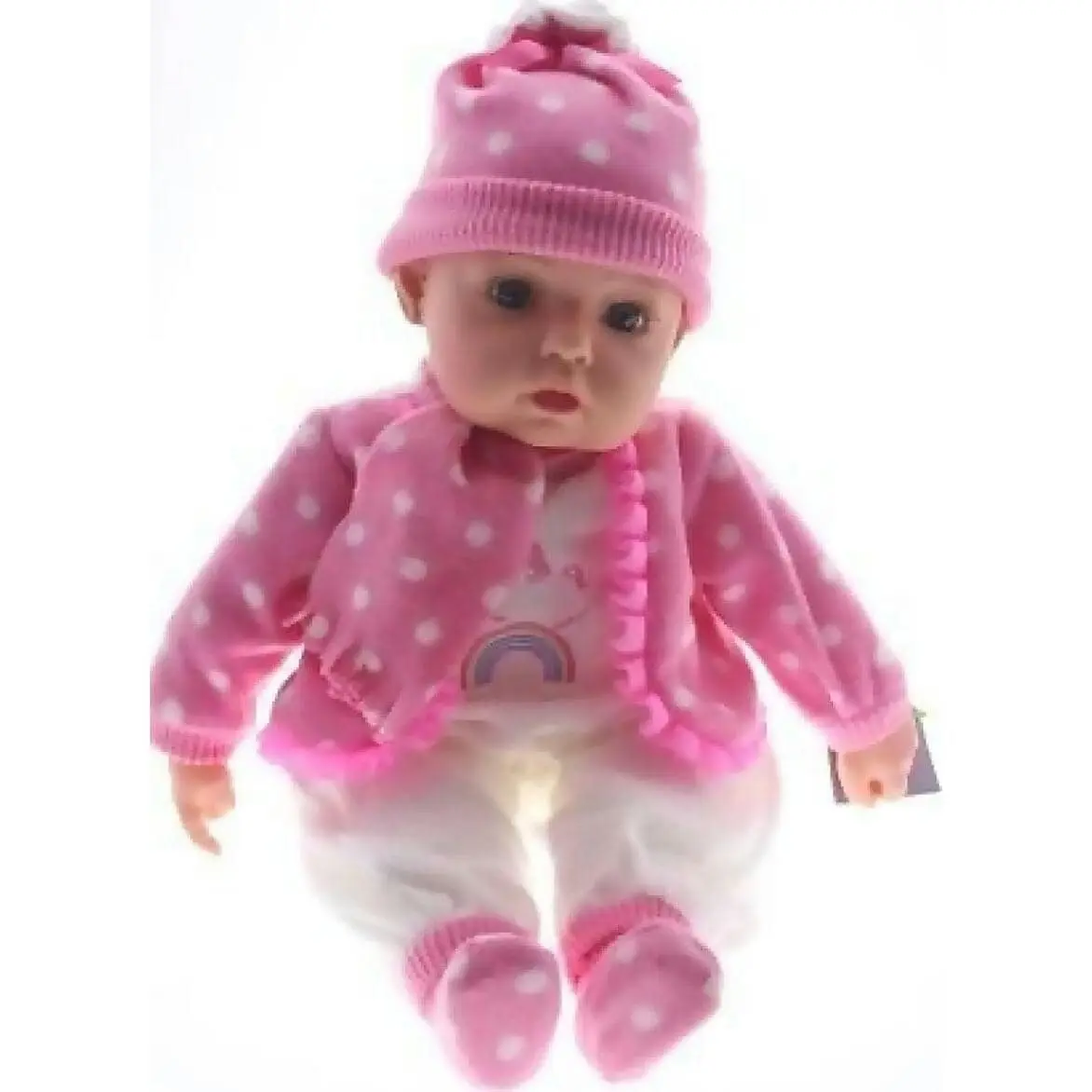 Cotton Candy - Baby Doll Riley - Pink Polka Dot Jacket