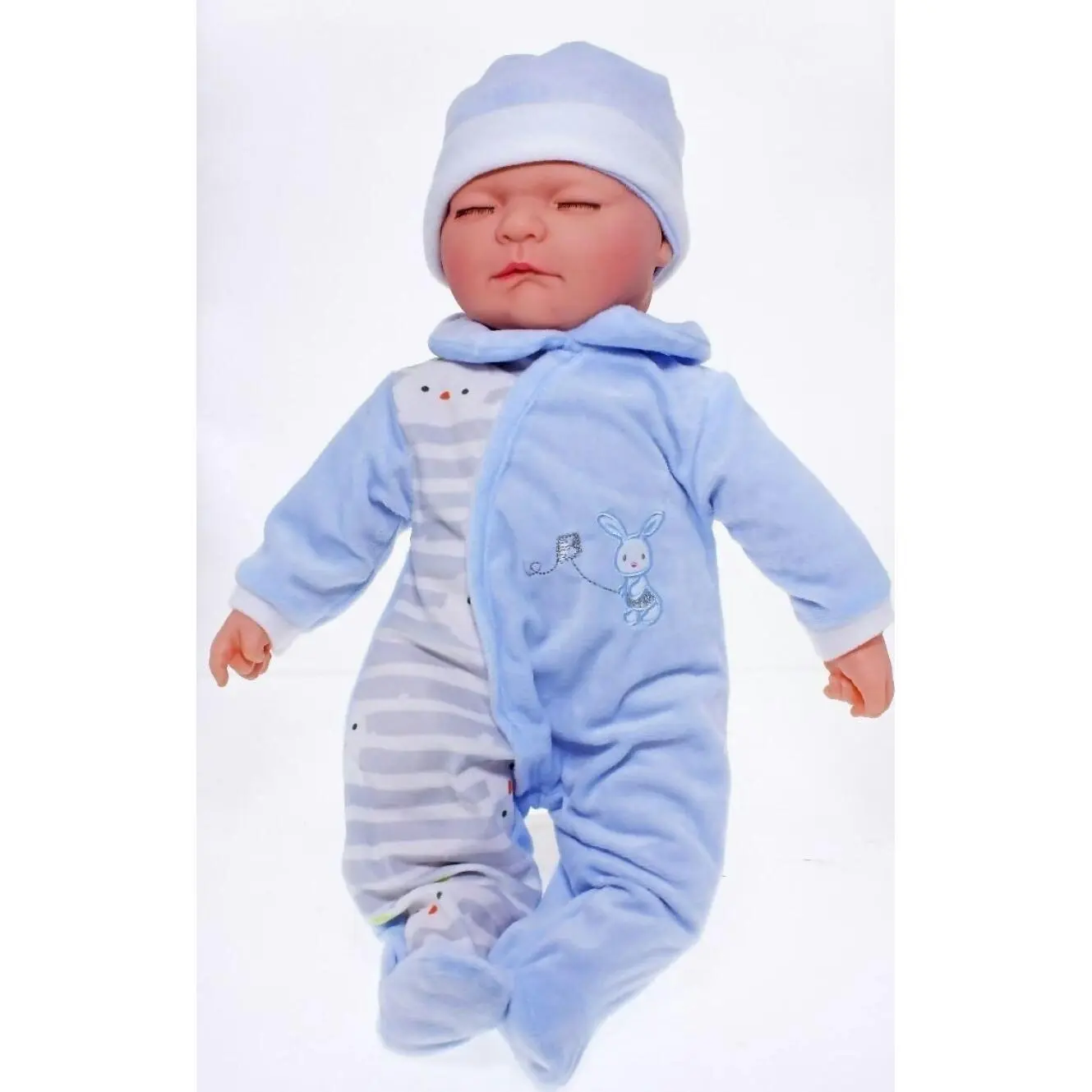 Cotton Candy - Baby Doll Asher - Blue Jumpsuit