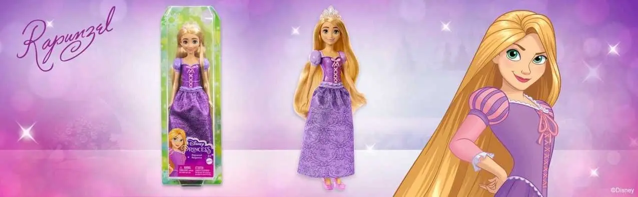 Disney Princess Rapunzel Fashion Doll And Accessories - New For 2023