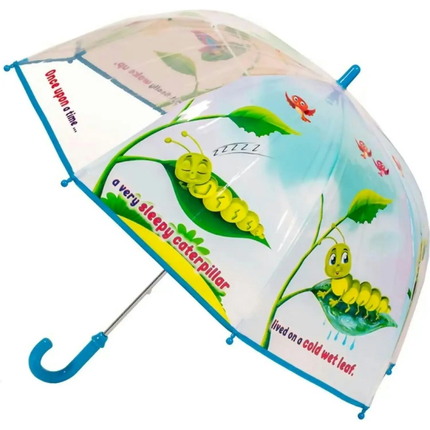 Fun Brellerz - Caterpillar Butterfly Once Upon A Time Kids Dome Umbrella