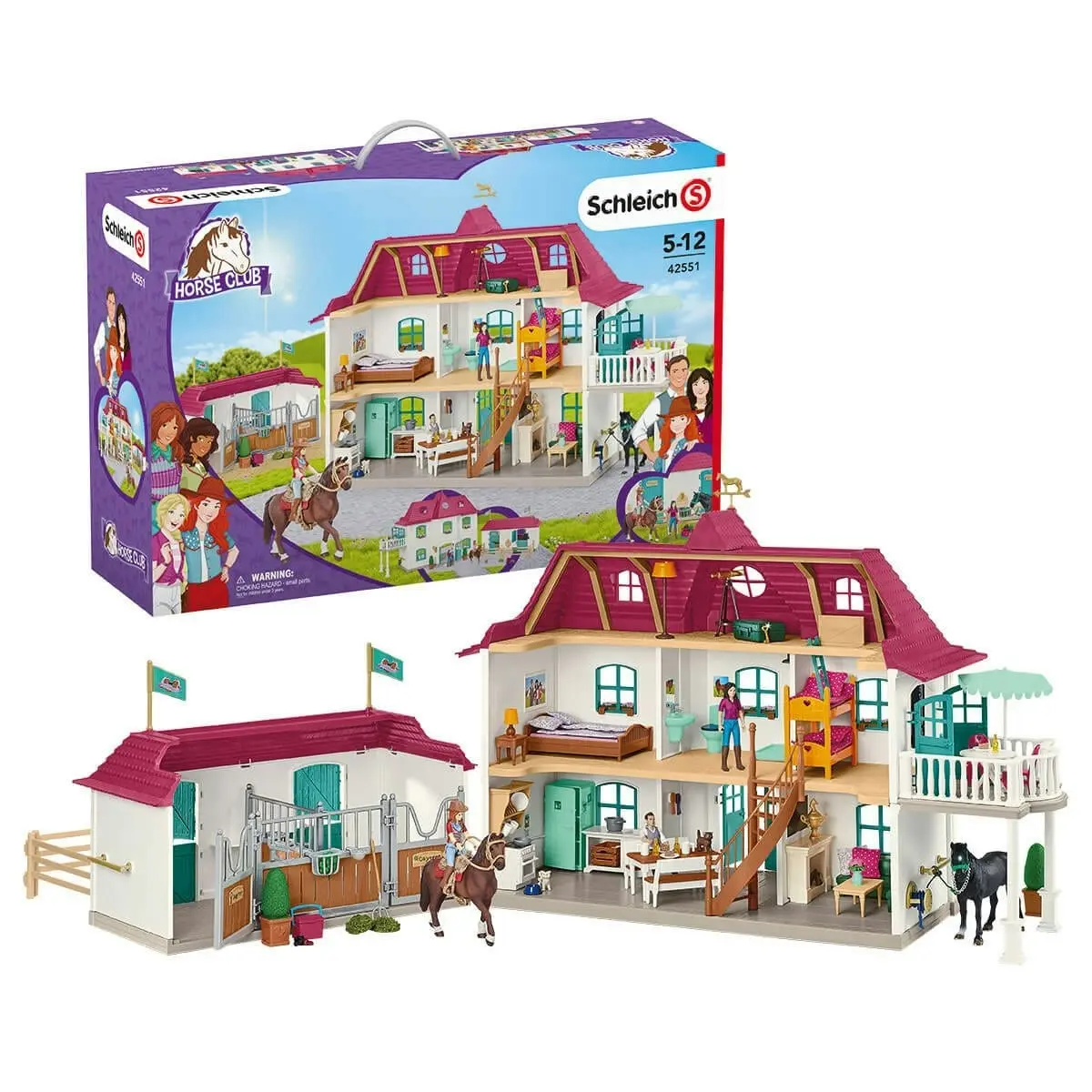 Schleich - Lakeside Country House And Stable Animal Playset