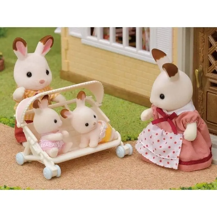 Sylvanian Families - Triplets Stroller Animal Doll Playset