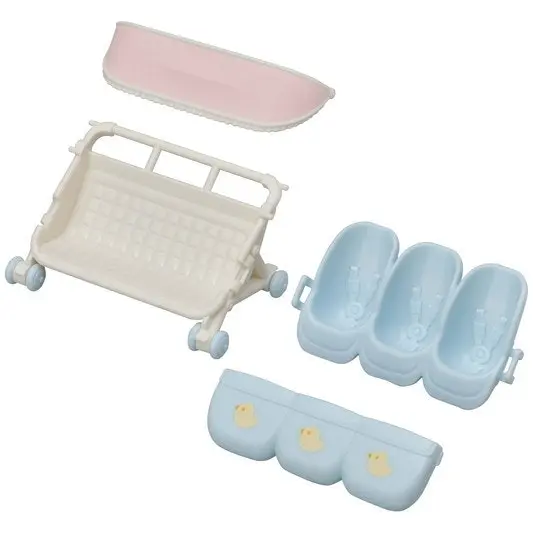 Sylvanian Families - Triplets Stroller Animal Doll Playset