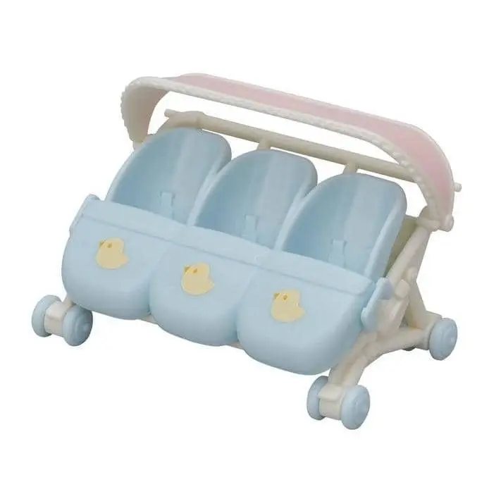 Sylvanian Families - Triplets Stroller Animal Doll Playset