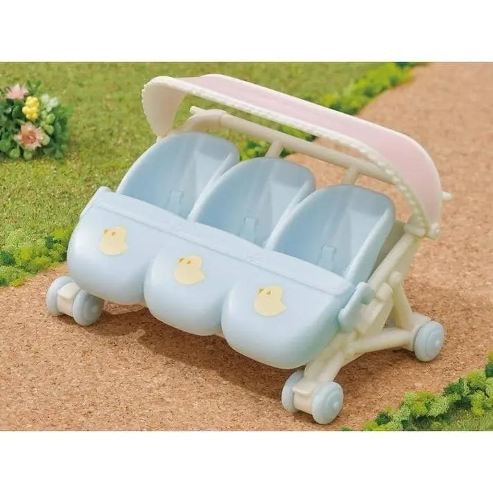 Sylvanian Families - Triplets Stroller Animal Doll Playset