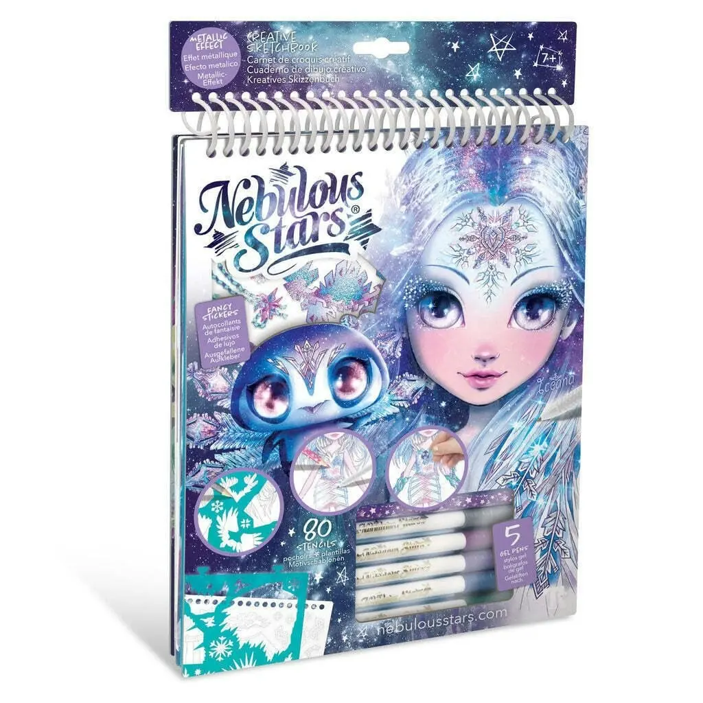 Nebulous Stars - Zentangle Geometric Sketchbook Iceana