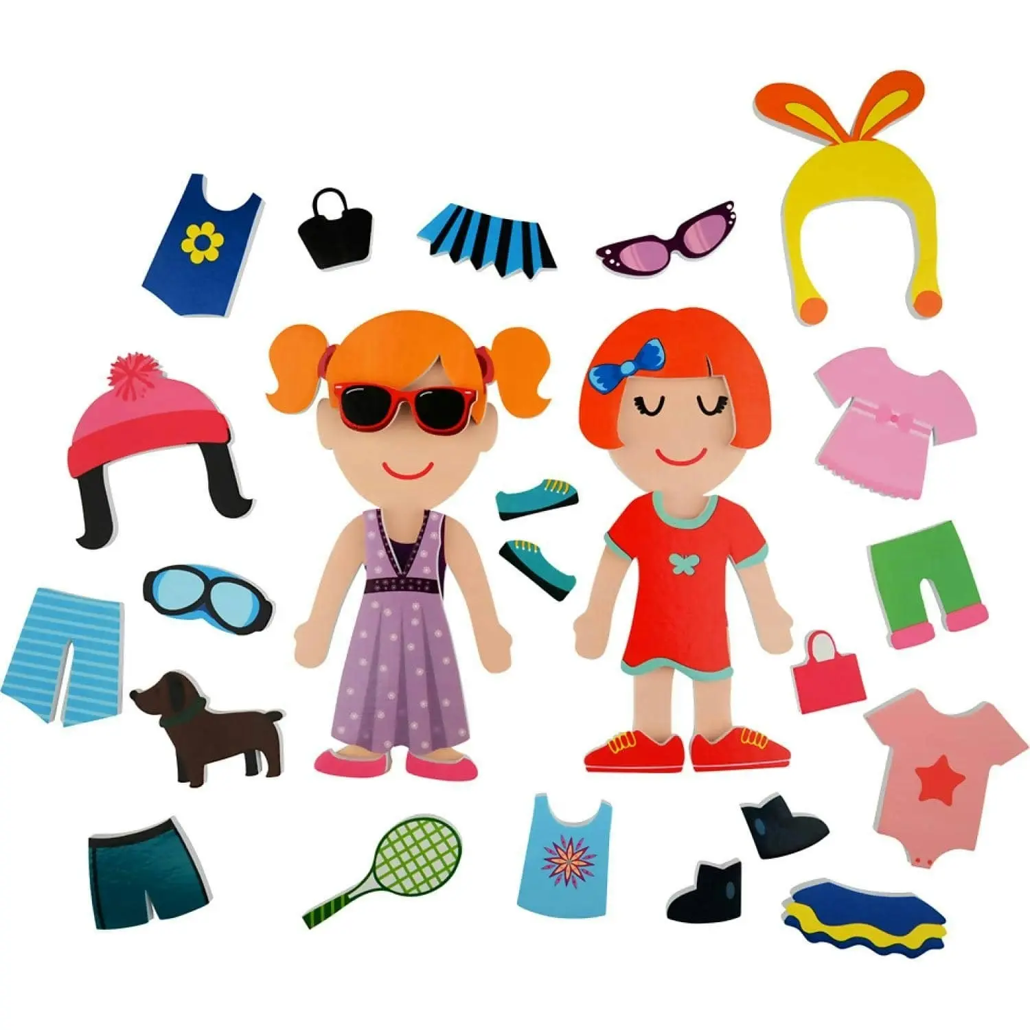 Buddy & Barney - Bath Time Stickers Dressing Up - Mh