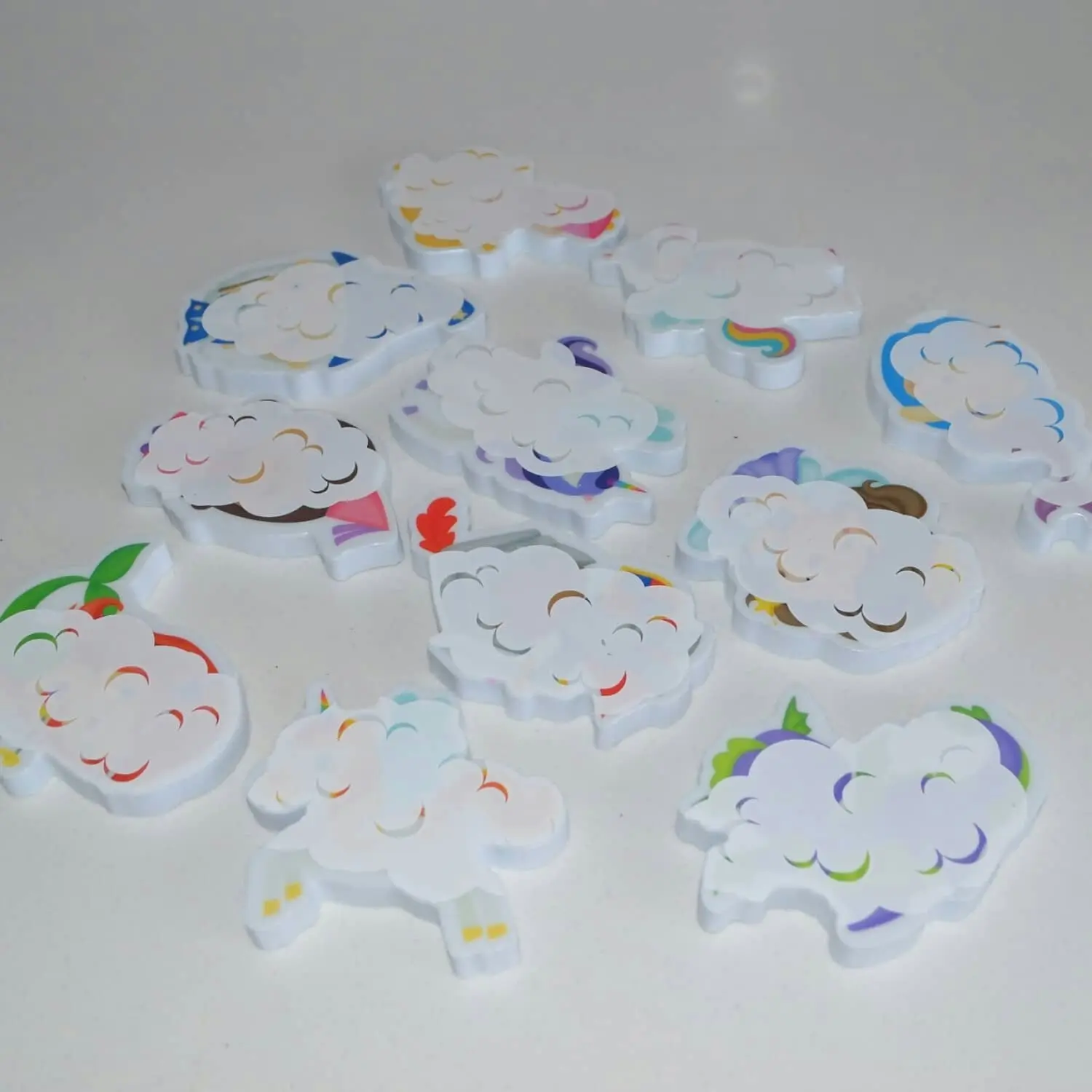 Buddy & Barney - Colour Changing Bath Stickers - Magical Creatures