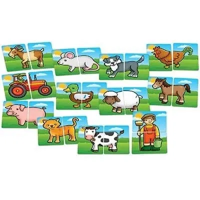 Orchard Toys - Farmyard Heads And Tails Game