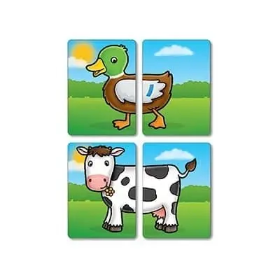 Orchard Toys - Farmyard Heads And Tails Game