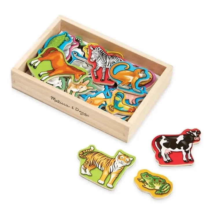 Melissa & Doug - Wooden Animal Magnets