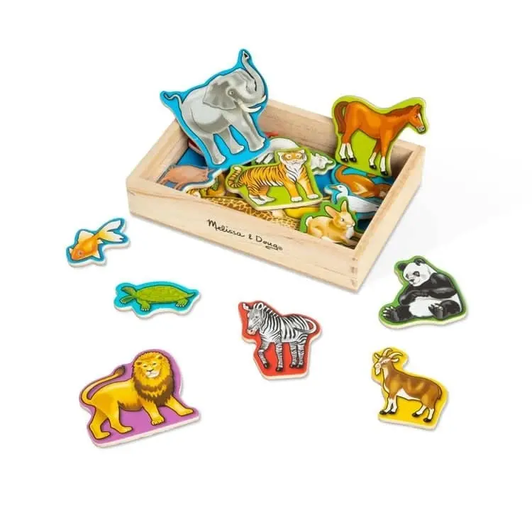 Melissa & Doug - Wooden Animal Magnets