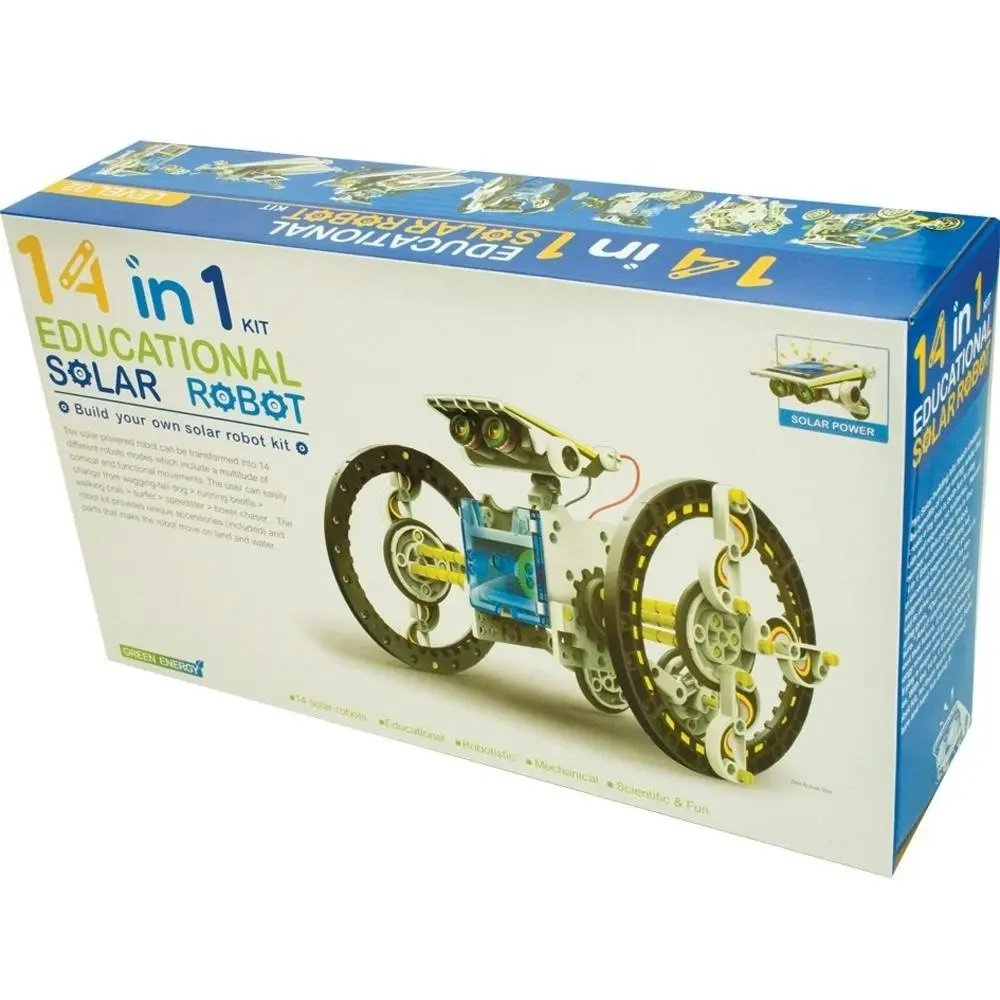 Educational 14 In 1 Solar Robot Kit - Green Energy