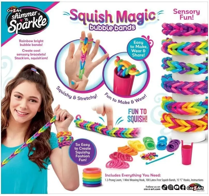 Cra-z-art - Shimmer 'n Sparkle Squish Magic Bubble Bands