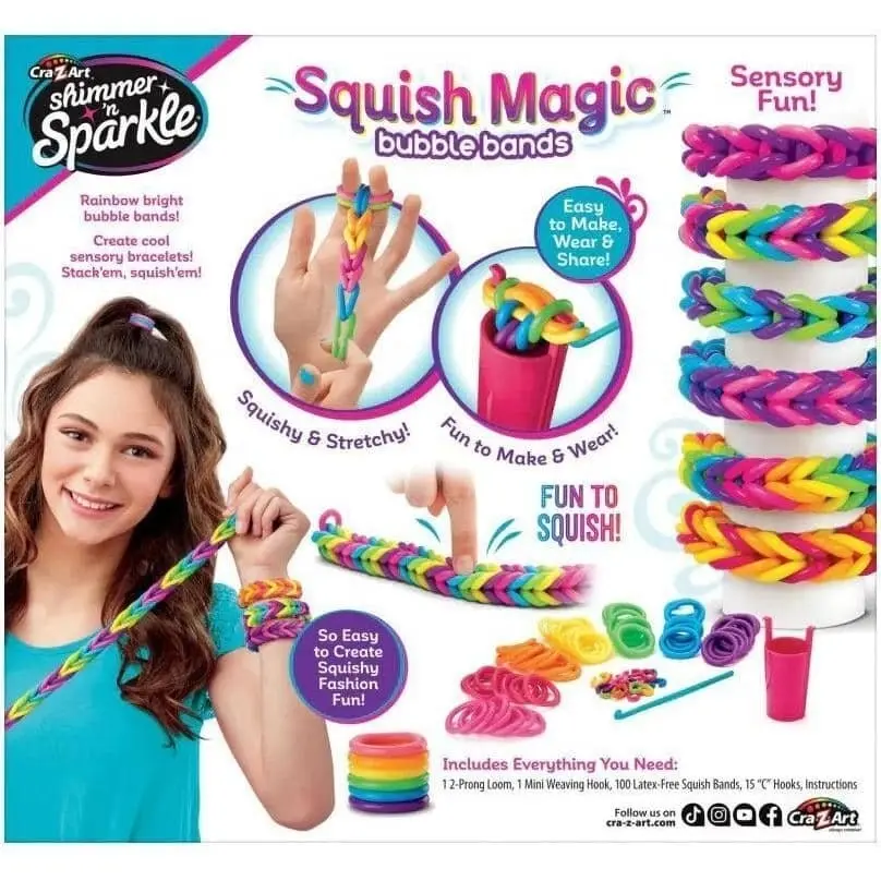 Cra-z-art - Shimmer 'n Sparkle Squish Magic Bubble Bands