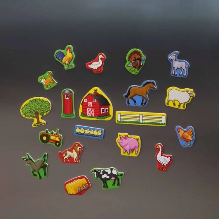 Melissa & Doug - Wooden Farm Magnets