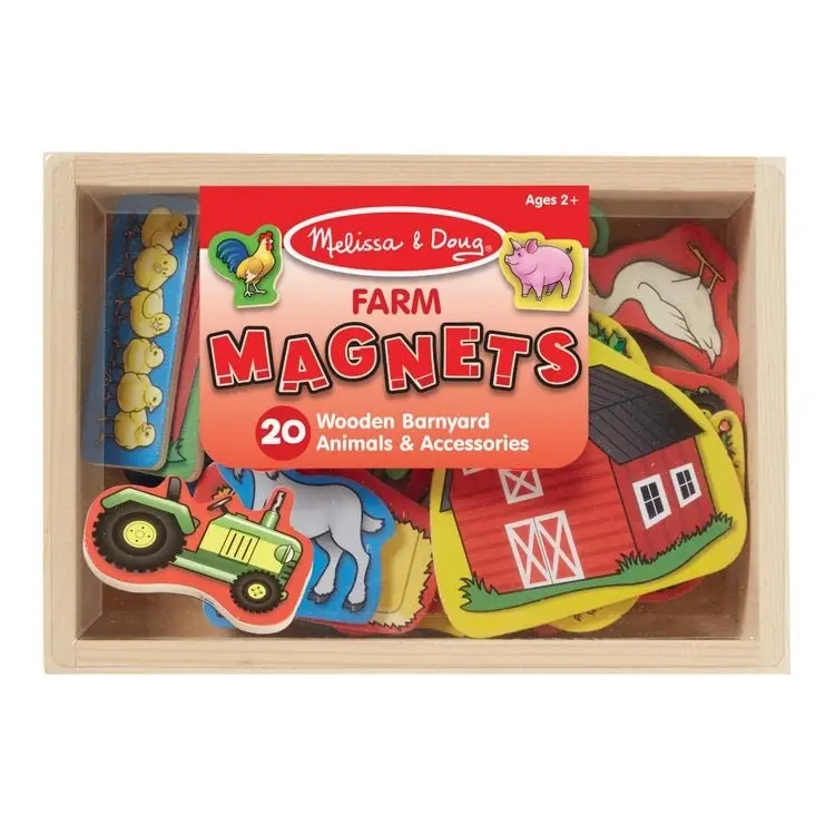 Melissa & Doug - Wooden Farm Magnets