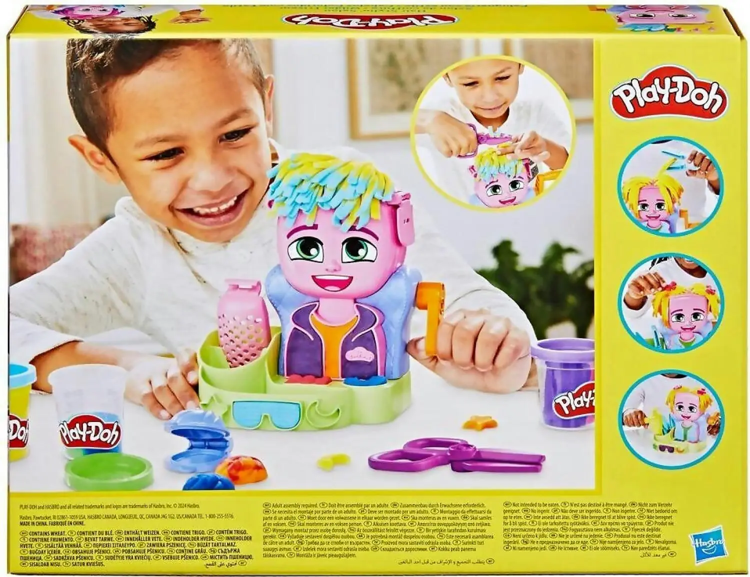 Play-doh - Hair Stylin Salon Playset Pretend Play Toy Set For Kids Ages 3+