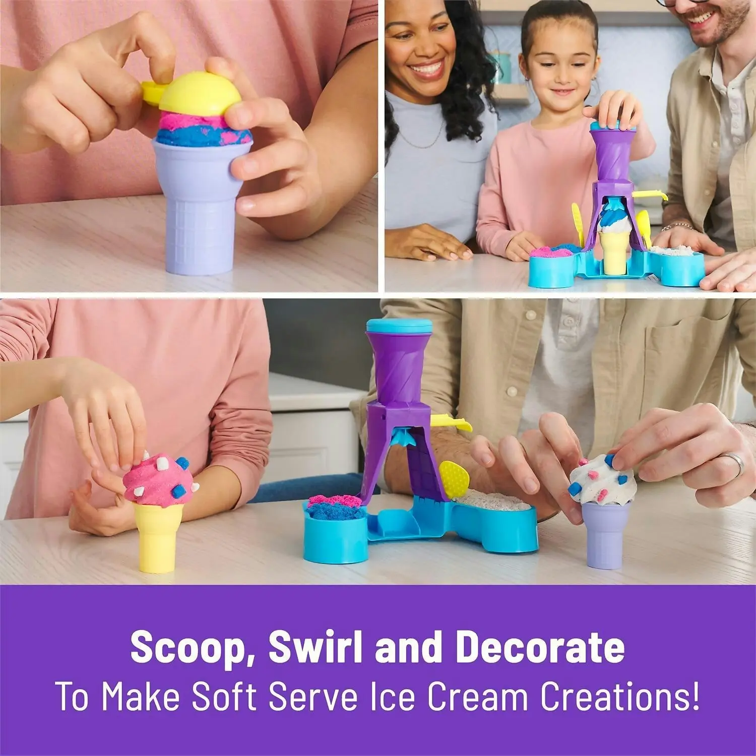 Kinetic Sand - Soft Serve Station - Spin Master