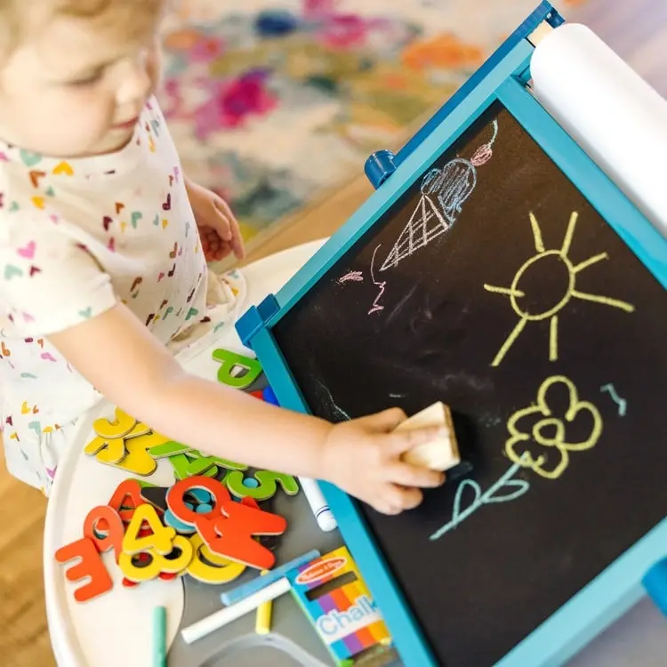 Melissa & Doug - Deluxe Double-sided Tabletop Easel