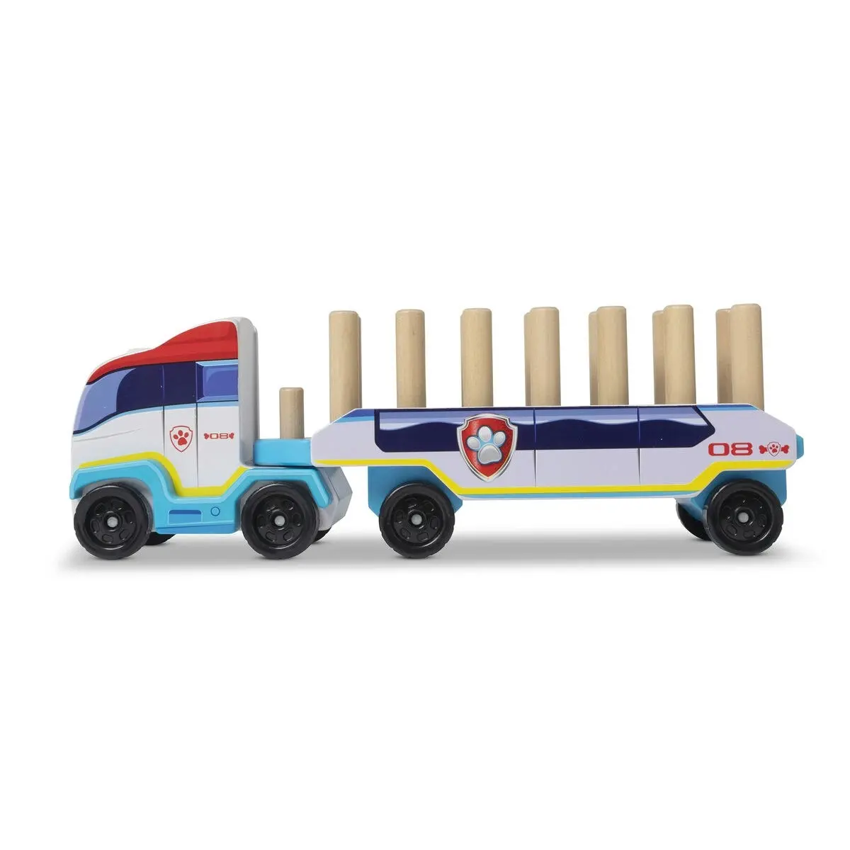 Paw Patrol - Wooden Abc Block Truck - Melissa & Doug