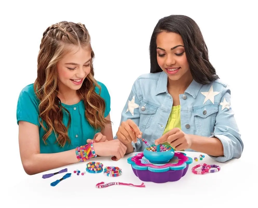 Cra-z-art - Shimmer 'n Sparkle 2 In 1 Spin & Bead Friendship Studio