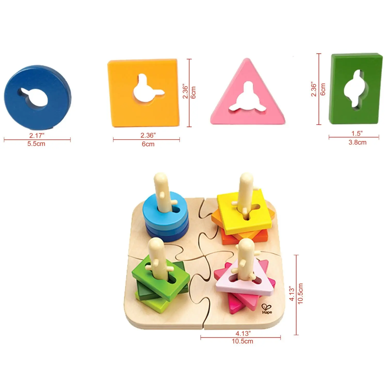 Hape -  Creative Peg Puzzle