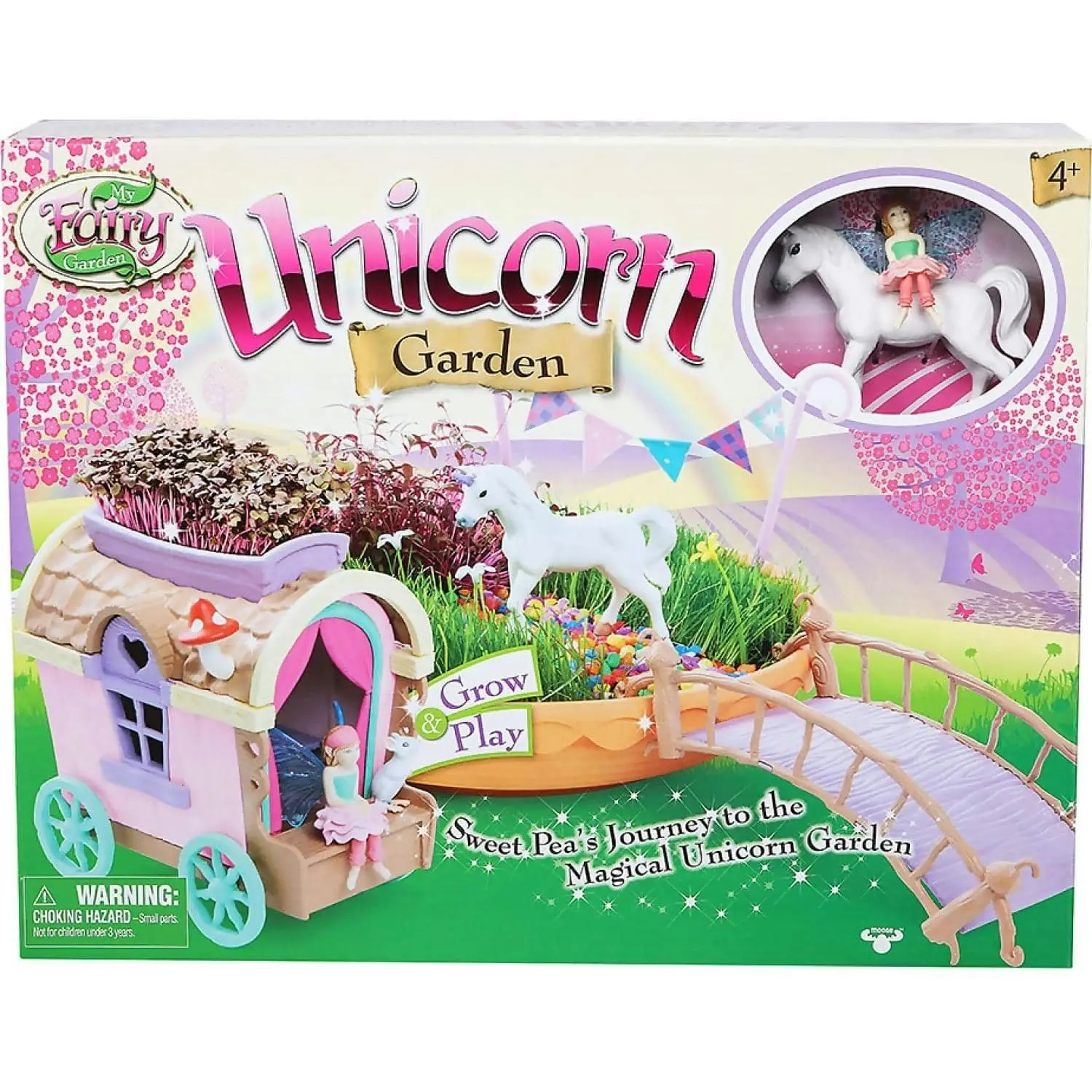 My Fairy Garden - Unicorn Garden And Caravan