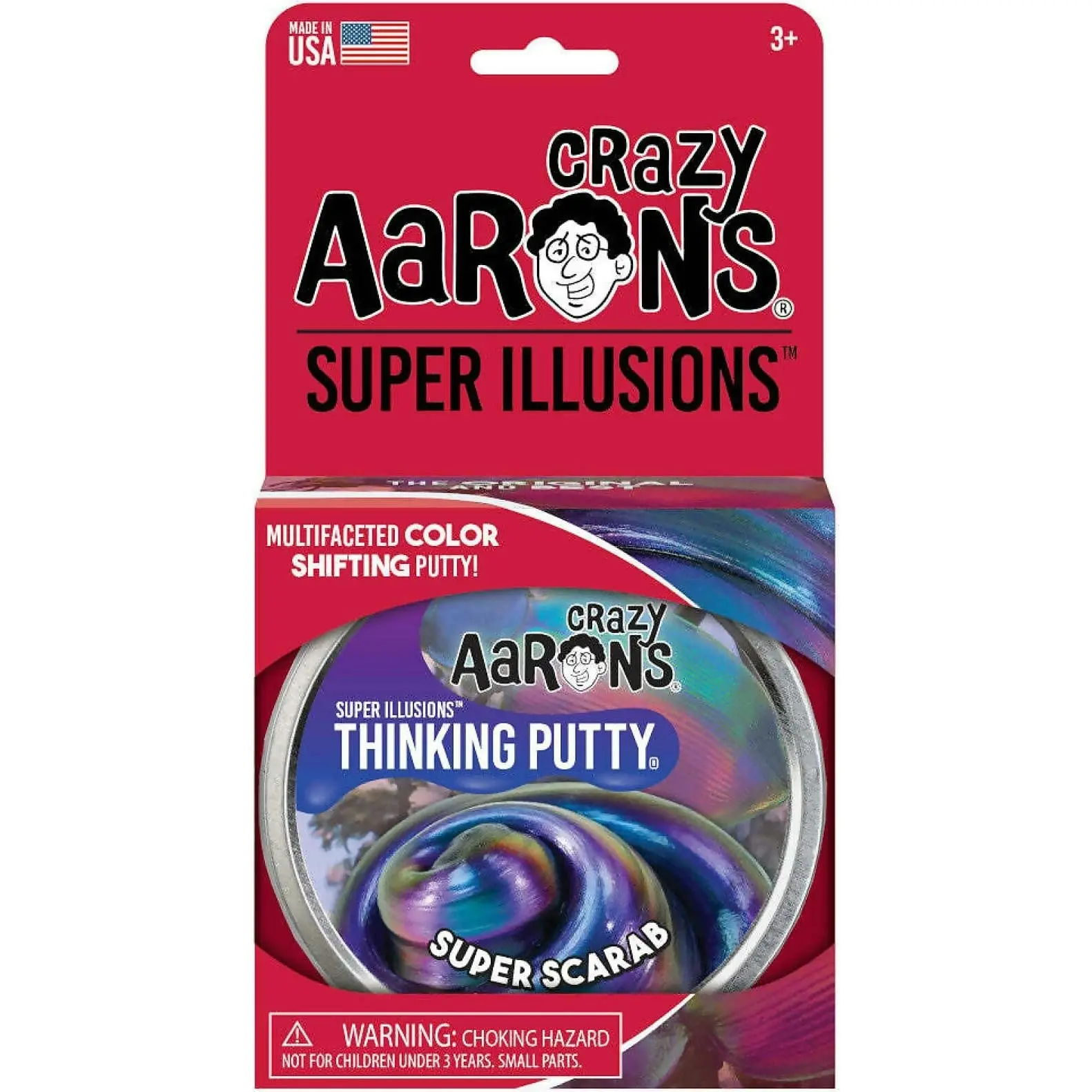 Crazy Aaron's - Putty 4 Inch Super Illusions Super Scarab