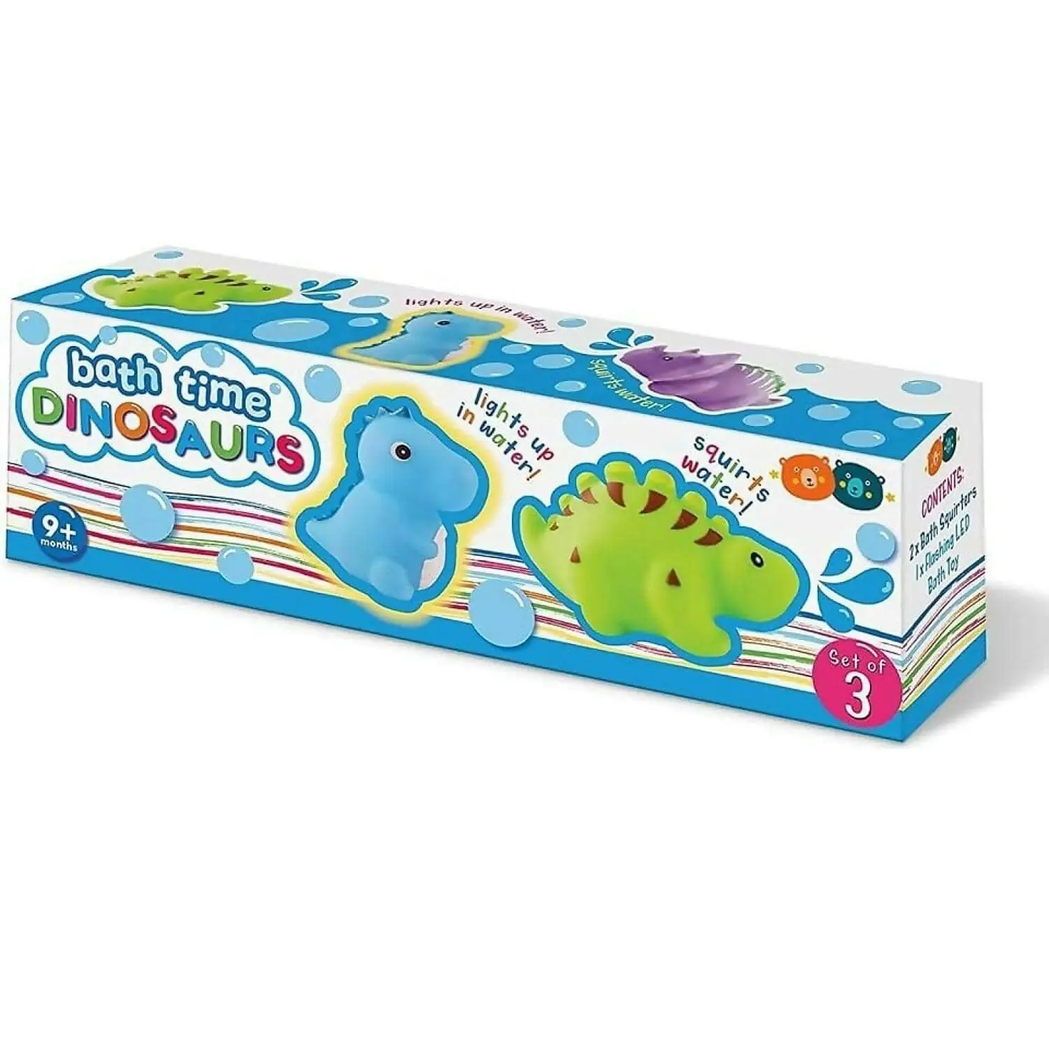 Buddy & Barney - Bath Time Dinosaurs Squirters - Set Of 3 - Mh