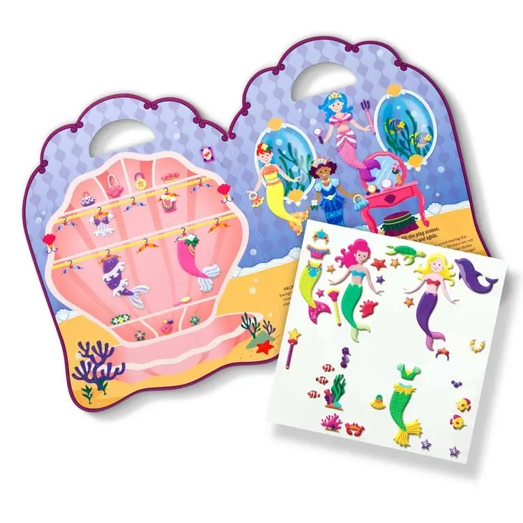 Melissa & Doug - Puffy Sticker Play Set: Mermaid