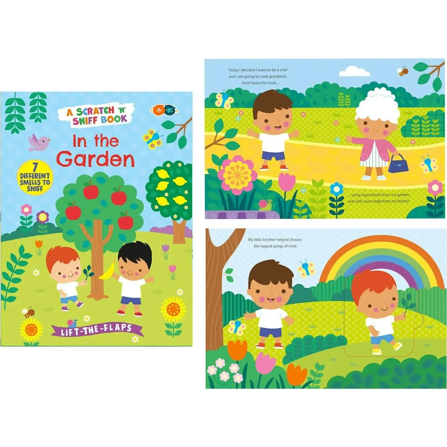 Buddy & Barney - Scratch & Sniff Smell Book - In The Garden