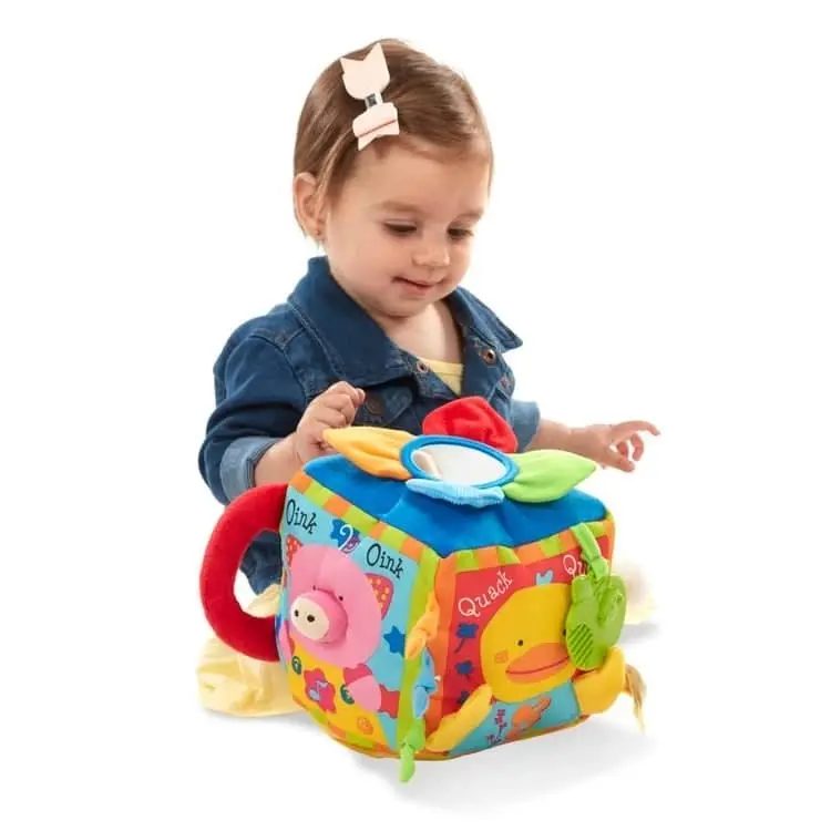 Melissa & Doug - Musical Farmyard Cube Learning Toy