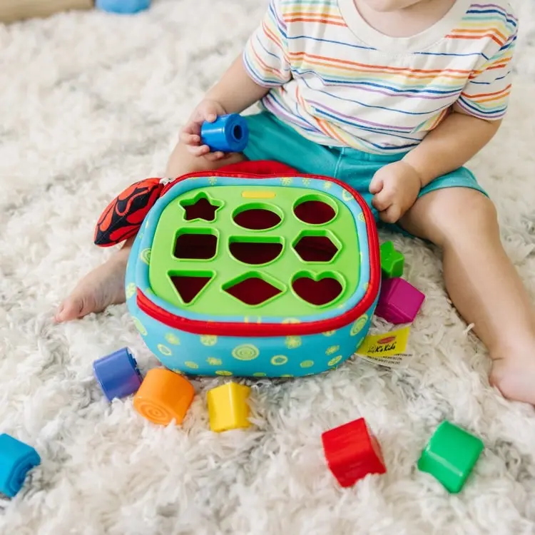 Melissa & Doug - Take-along Shape Sorter Baby And Toddler Toy