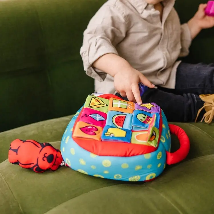 Melissa & Doug - Take-along Shape Sorter Baby And Toddler Toy