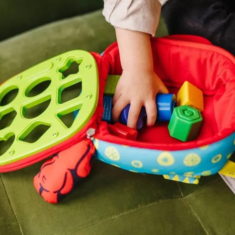 Melissa & Doug - Take-along Shape Sorter Baby And Toddler Toy