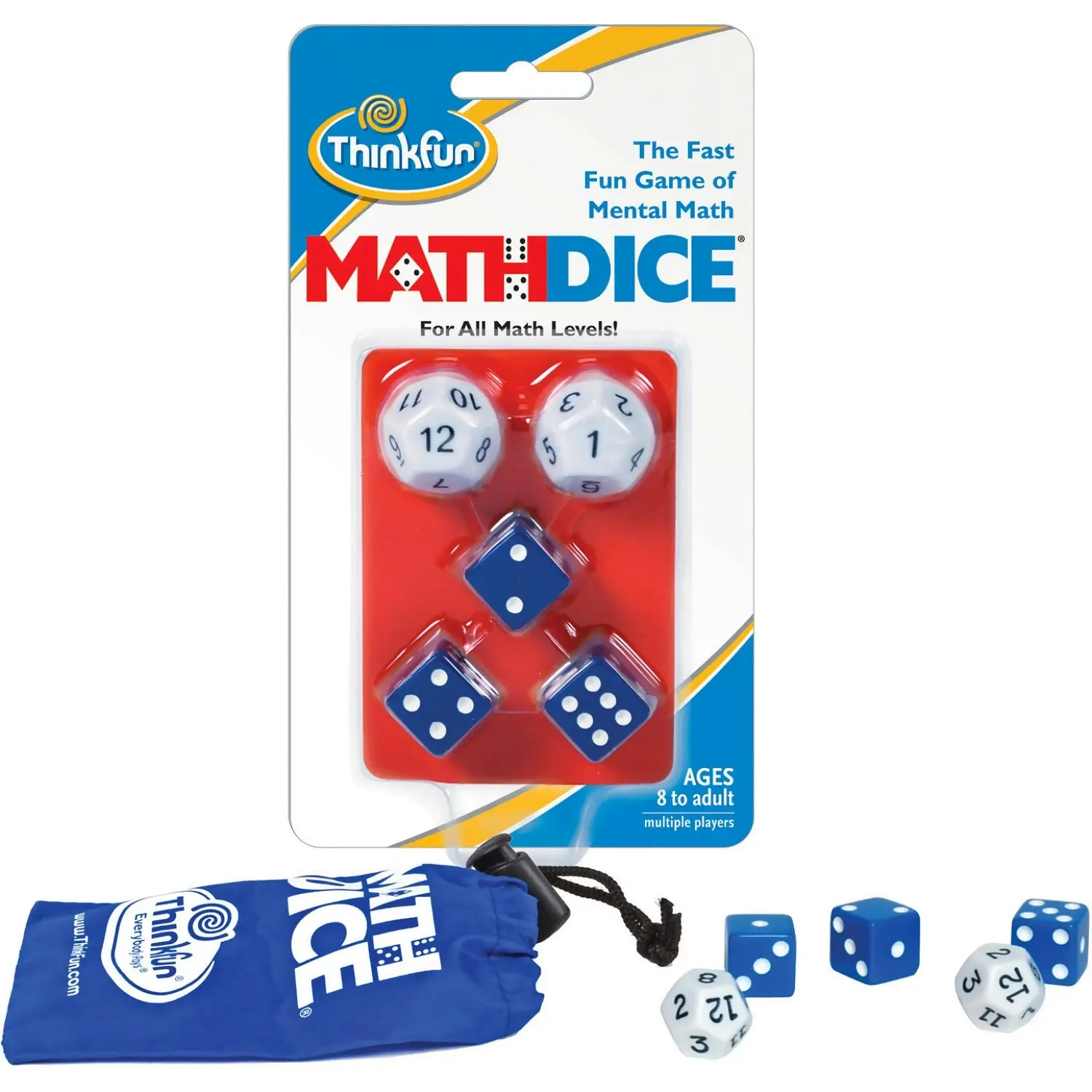 ThinkFun - Math Dice Game The Fast Fun Dice Game Of Mental Math