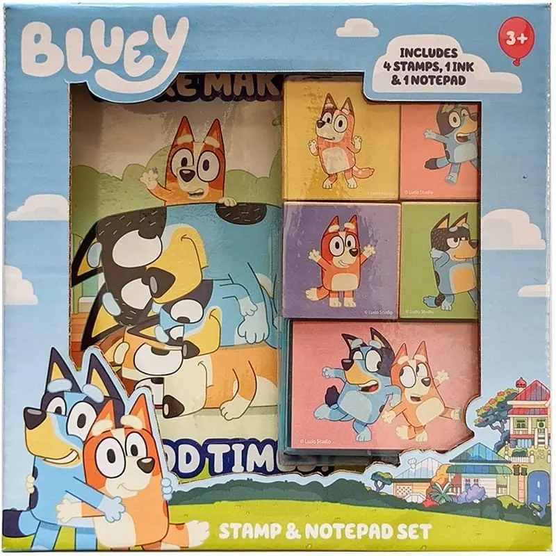 Bluey - Stamp & Notepad Set