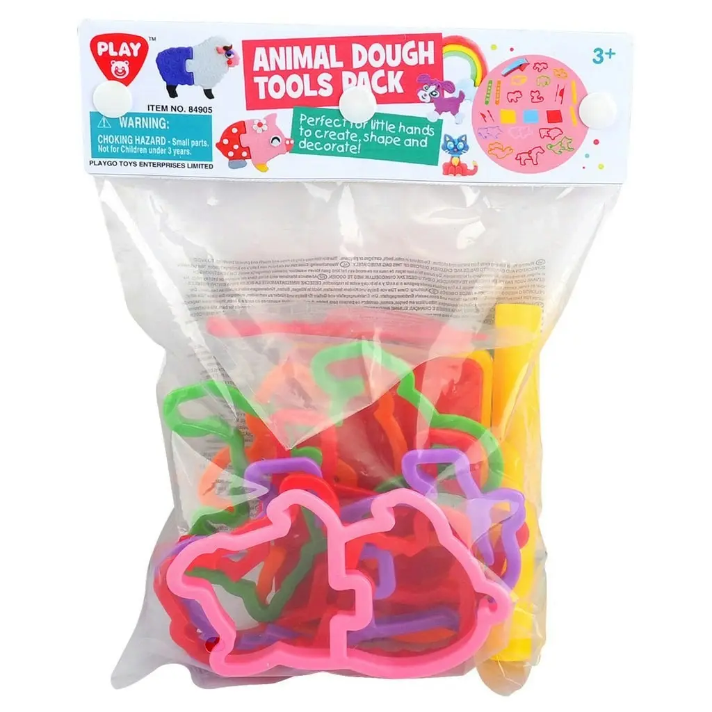 Playgo Toys Ent. Ltd. - Animal Dough Tool Pack Assorted Styles