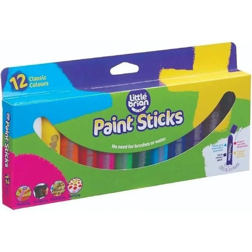 Little Brian - Paint Sticks Classic 12 Pack